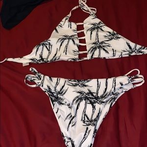 New swimsuit palm tree print